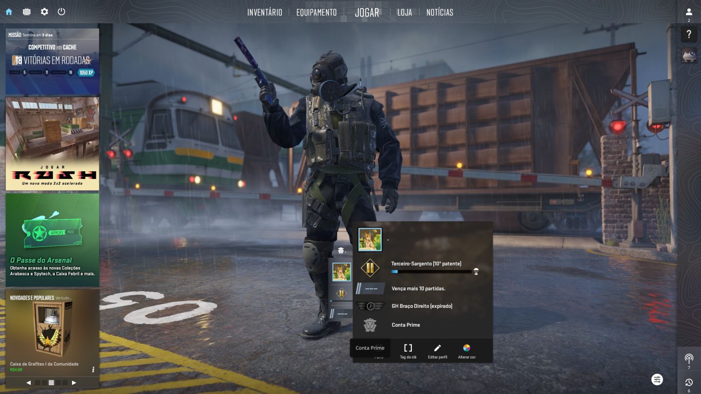 CONTA STEAM C/ 150 JOGOS E CSGO PRIME