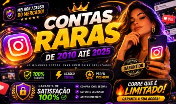 Contas Instagram 2010 a 2026