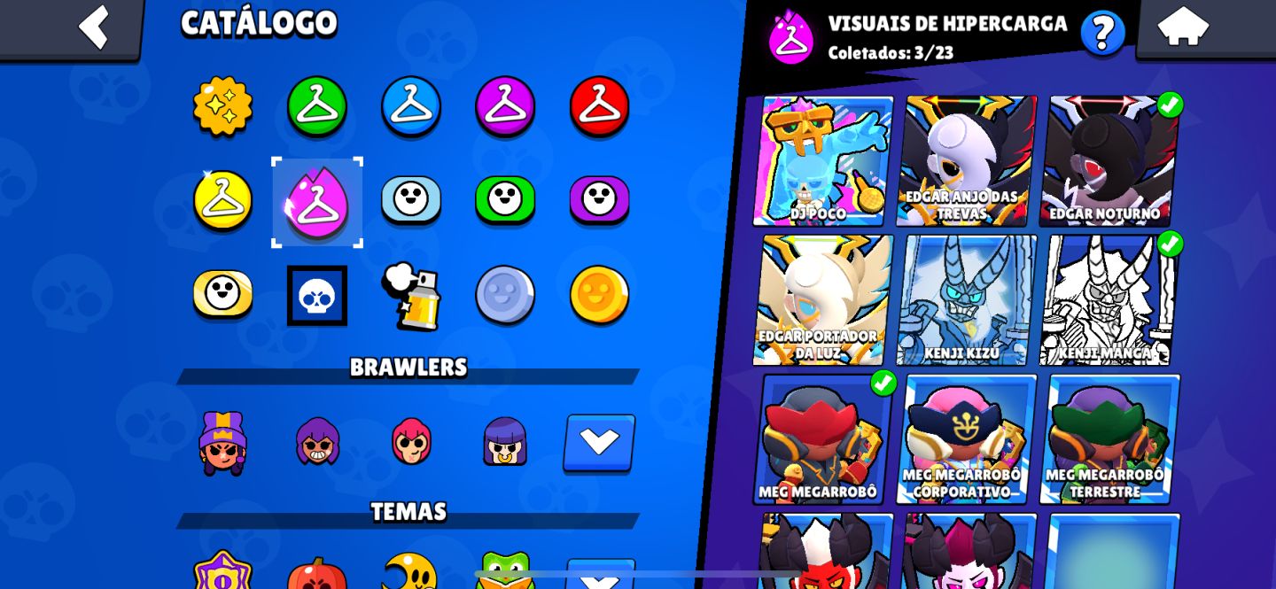 CONTA BRAWL STARS 100% FULL BRAWLERS (108/108) | 34K TROFÉUS | 2 PASSES A
