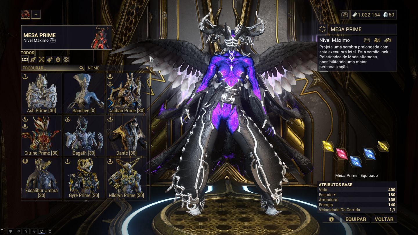 CONTA WARFRAME MR 24