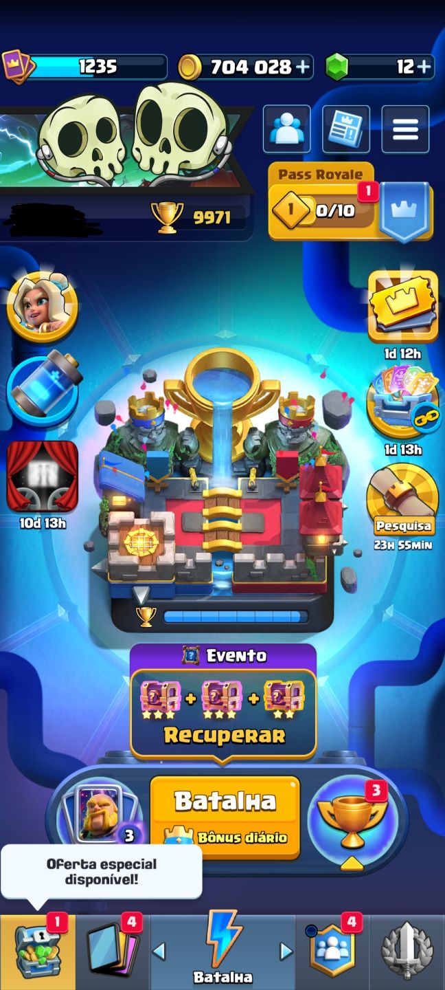 Conta CLASH ROYALE com BRUXA EVO LVL MAX