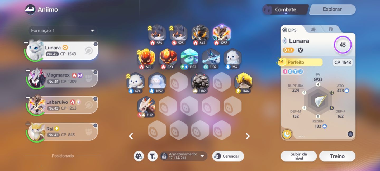Conta de aniimo com 2 primas