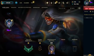 Conta esmeralda/Gold - +30 - 10 / 75 skins selecionadas e varias nos espolios