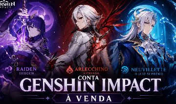 Conta genshin level 55 - Preço negociável / Full acesso