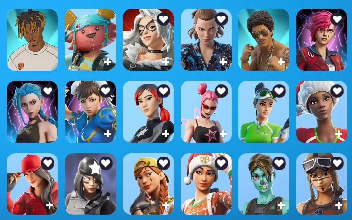 CONTA FORTNITE PROMOÇÃO +90 SKINS + RENEGADE RAIDER.