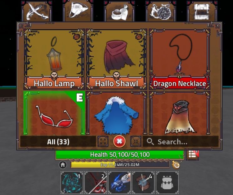 Conta King Legacy com Frutas Perm, várias Gamepass Haki do Rei e mais!