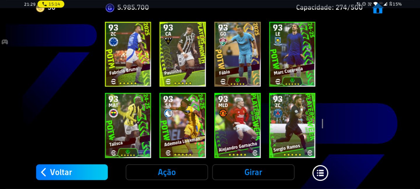 Conta de efootball 200