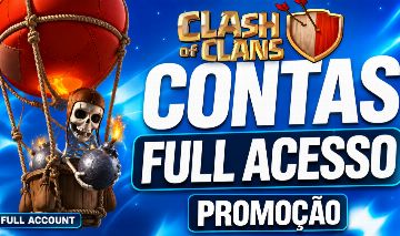 Contas de clash of clans super barato !