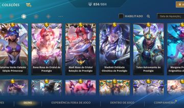 Conta wild rift full skins 834