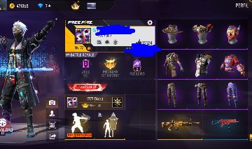 CONTA DE FREE FIRE RARA - BANDEIRÃO/UMP RUBY/5-6-7-8 PASSE DE ELITE!!