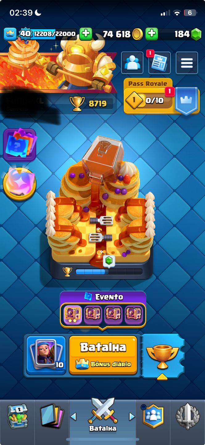 Conta top CLASH ROYALE antiga mais de 10 anos