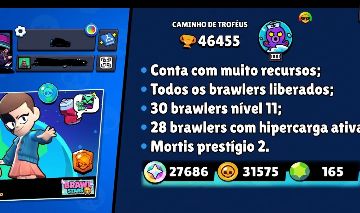 45K DE TROFÉUS, CONTA FULL DE RECURSOS.