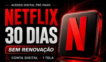 NETFLIX 4K | TELA PRIVADA COM PIN | 30 DIAS