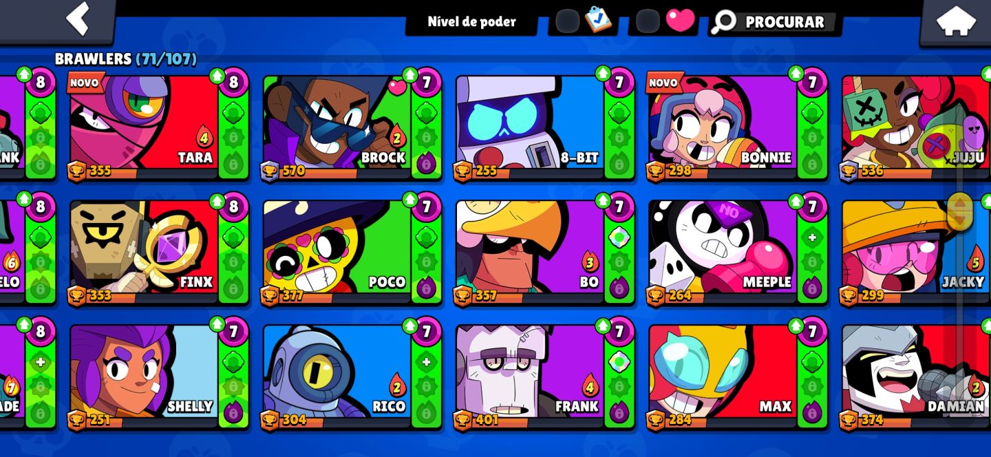Conta de brawl stars de 2023