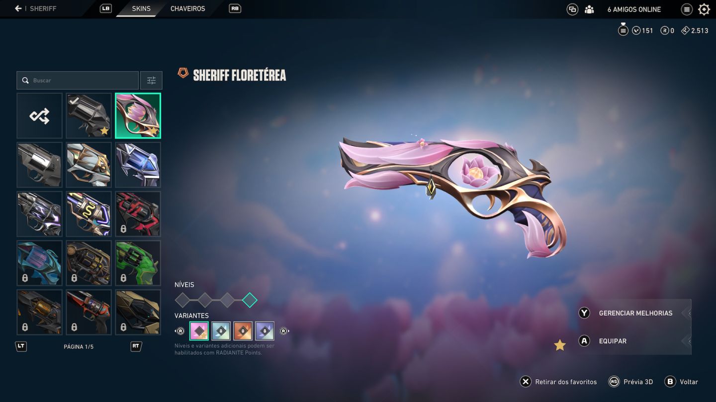Conta de valorant mt skin e chaveiro de radiante