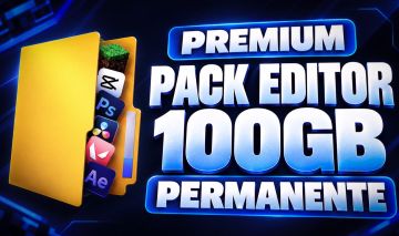 PACK DE EDIÇÃO/DESIGN (SFX, PRESET, OVERLAYS, JOGOS) ACESSO VITALÍCIO + PRESENTE