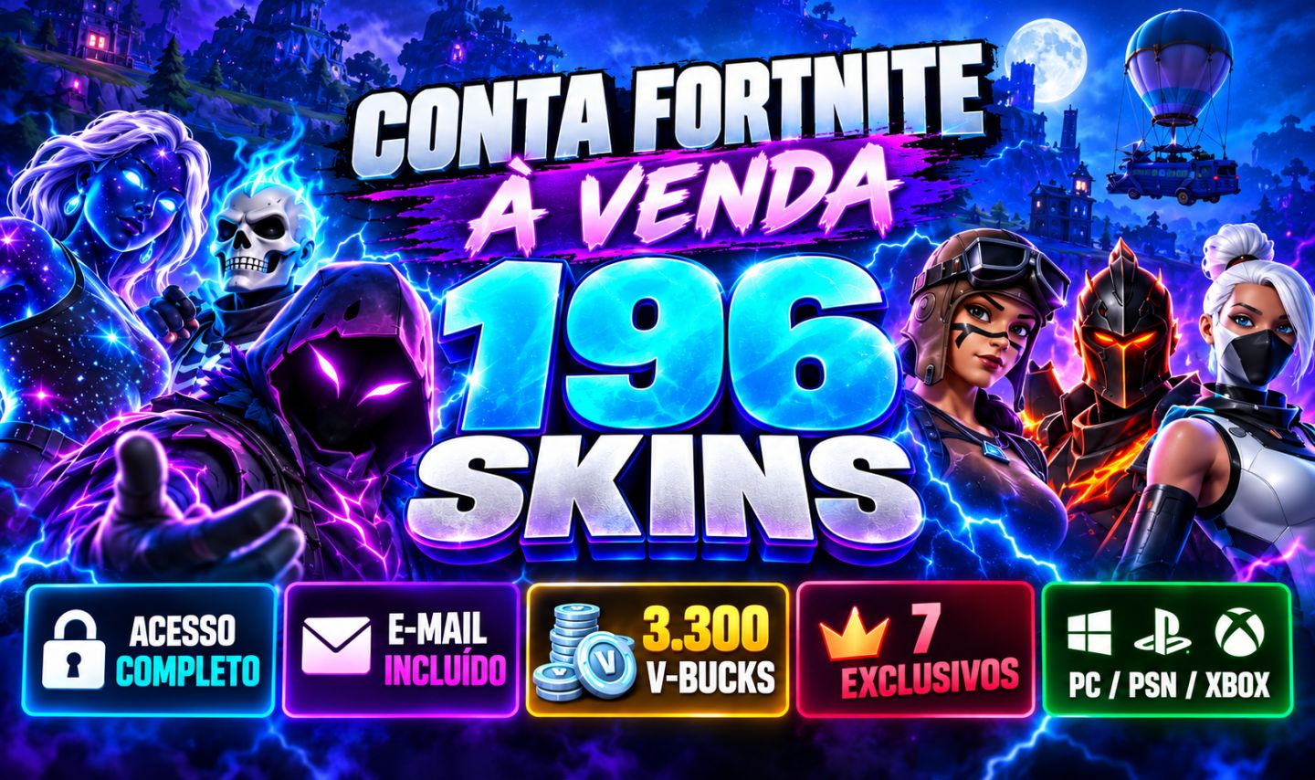 Fortnite | 196 Skins | Psycho Bandit | Chun-Li | 3300 V-Bucks | PC PSN Xbox