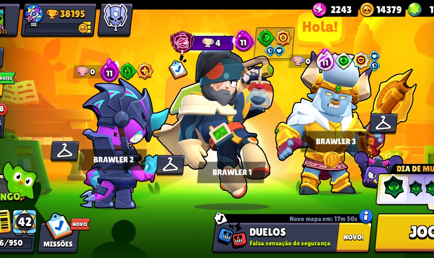 CONTA BRAWL STARS 81 BRAWLERS | 38K+ TROFÉUS | 31 HYPERCHARGES
