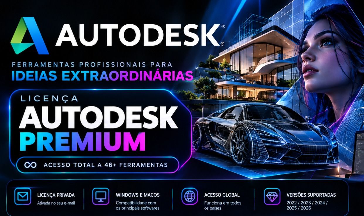Autodesk Suite Completa 46+ APPS | LICENÇA ORIGINAL