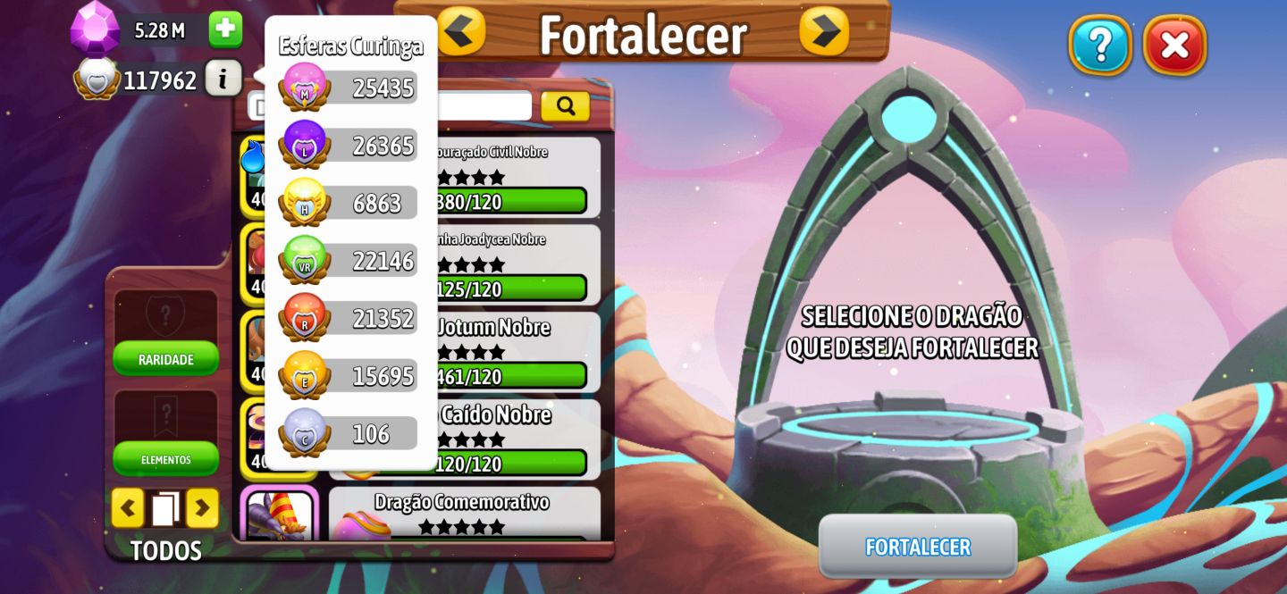 CONTA TOP DRAGON CITY - 5,28 MILHÕES DE GEMAS!