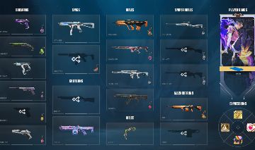 CONTA VALORANT SKIN VANDAL, SHERIFF, FACA E CHAVEIRO DE IMORTAL