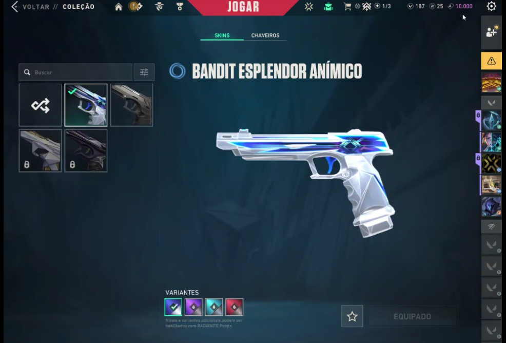 CONTA VALORANT 1250+ GASTOS, PEAK IMORTAL, PLAT 2 ATUAL. VARIAS SKIN TUDOEM FOTO
