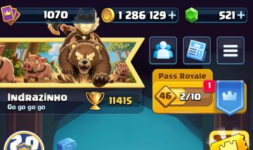Conta Gemada com deck muito upado