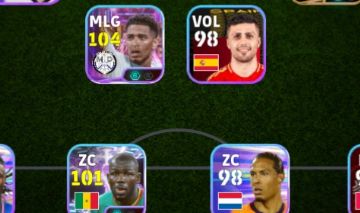 CONTA eFOOTBALL RARA BELLINGHAM 106 + KOULIBALY 103