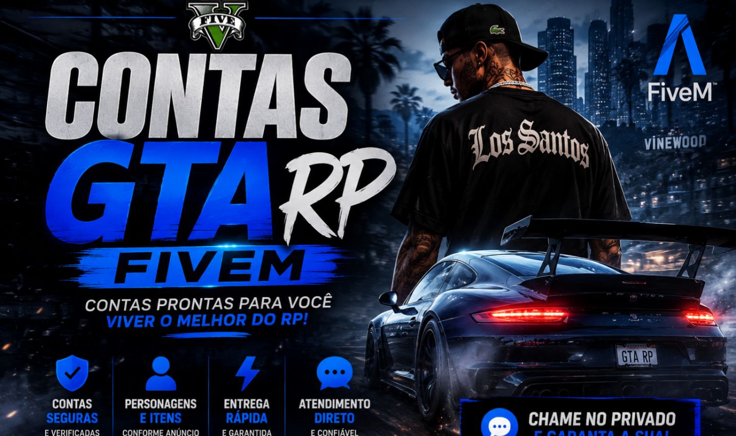 CONTA GTA RP/FIVEM PREMIUM | COMPLETA, PRONTA PARA JOGAR E COM ÓTIMOS ITENS!