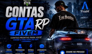 CONTA GTA RP/FIVEM PREMIUM | COMPLETA, PRONTA PARA JOGAR E COM ÓTIMOS ITENS!