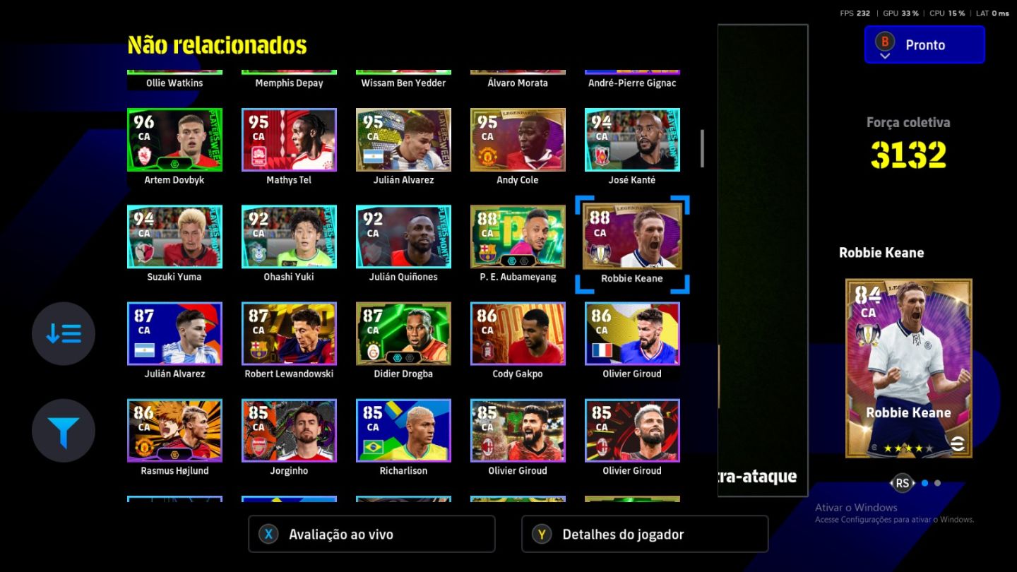 Conta efootball Steam/pc