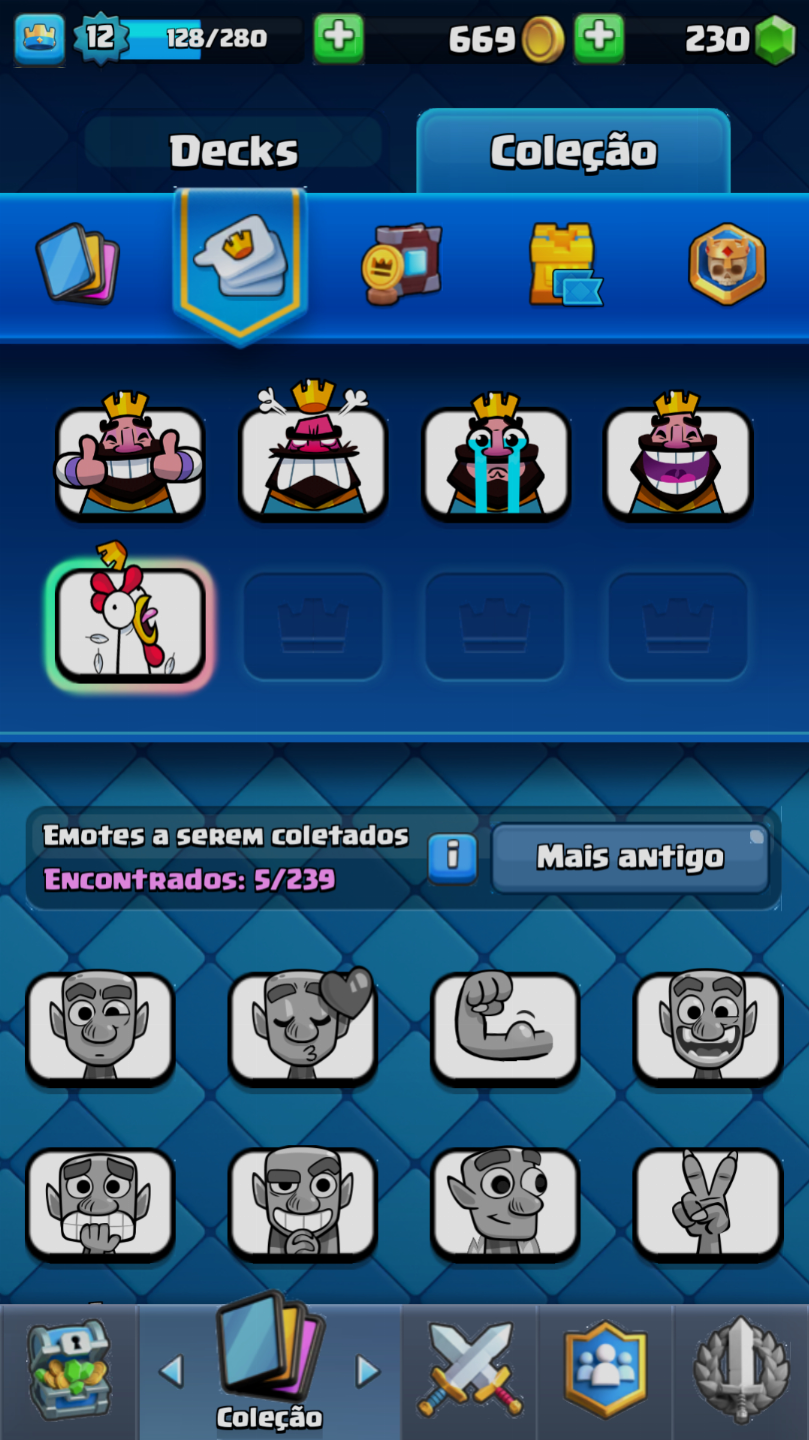 CONTA CLASH ROYALE ARENA 5