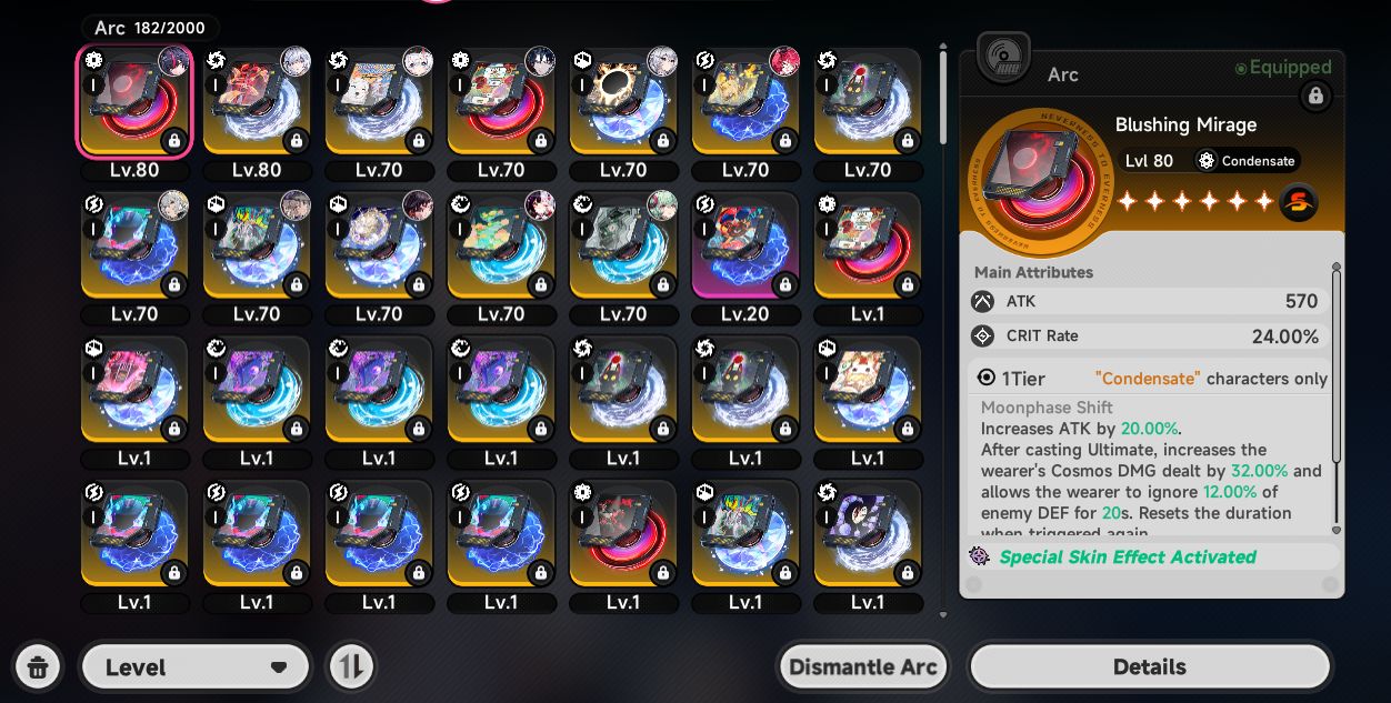 NTE TODOS PERSONAGENS LIMITADO E TODOS ARC LIMITADO LIBERADO + SKIN HOTORI