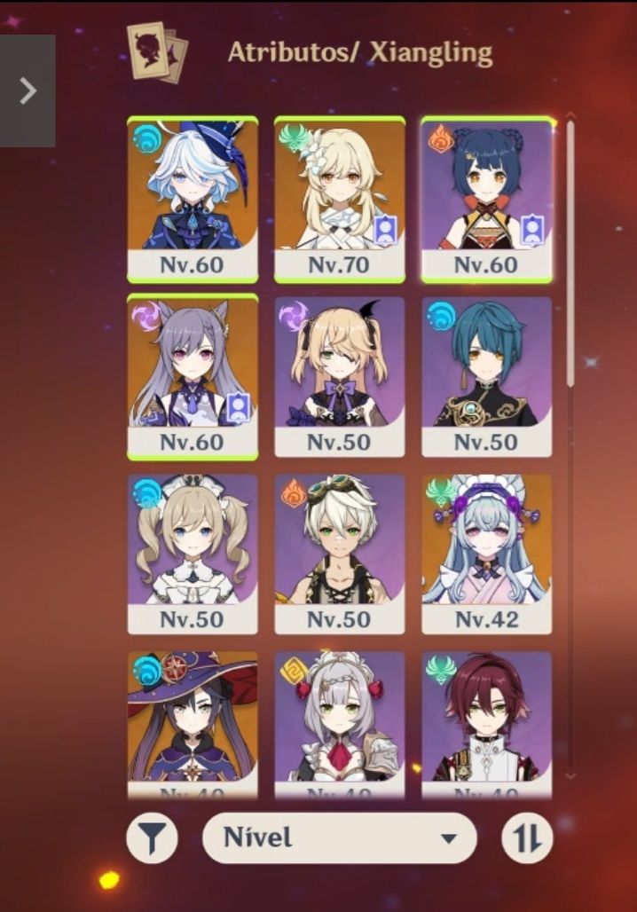Conta genshin impact ar41 - furina + keqing + mona + 52 resinas frágeis