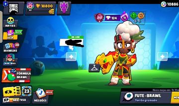 Conta Brawl stars 18.800 troféus, antiga de 2022 e com muitas skins