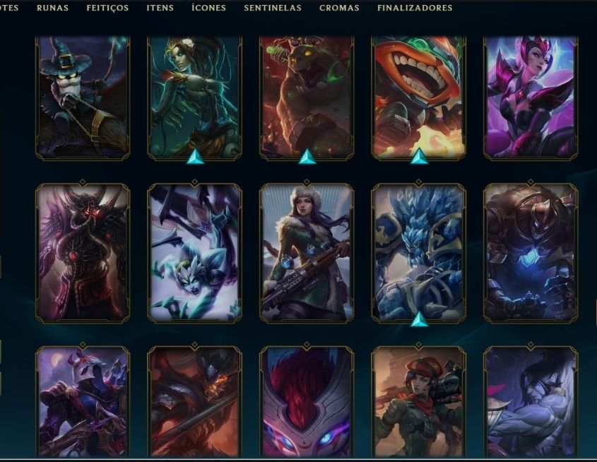 CONTA LOL BR ANTIGA | 152 SKINS | PLATINA | 20K EA
