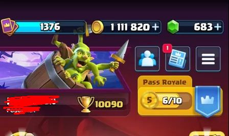 CONTA CLASH ROYALE MUITA EVO FOCADA EM LOG BAIT