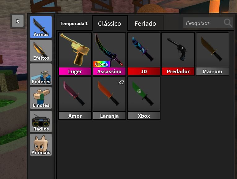 [Loja mais barata] murder mystery 2 | mm2 | armas e muito mais!