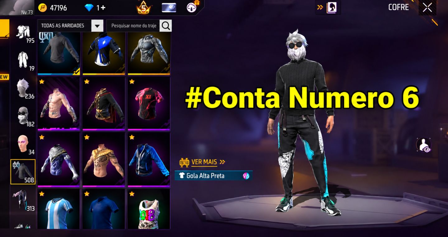 DIVERSAS CONTAS DE FREE FIRE, GEMADA BÁSICA E ETC... LÉIA A DESCRIÇÃO POR FAVOR