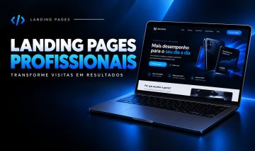 CRIO LANDING PAGES MODERNAS E IMERSSIVAS / Confira nas fotos