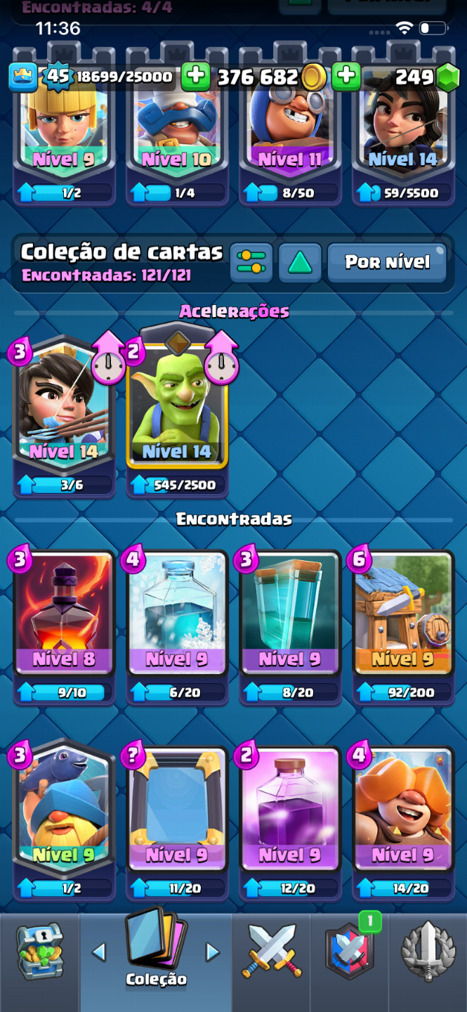 Conta de Clash com 10.000 troféus
