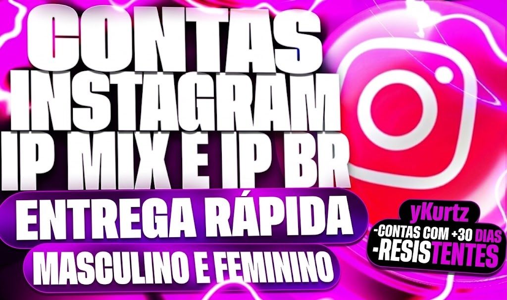 CONTAS INSTAGRAM ANTIGAS (2010-2026) IP BR/IP MIX + MENOR PREÇO - ENTREGA RÁPIDA