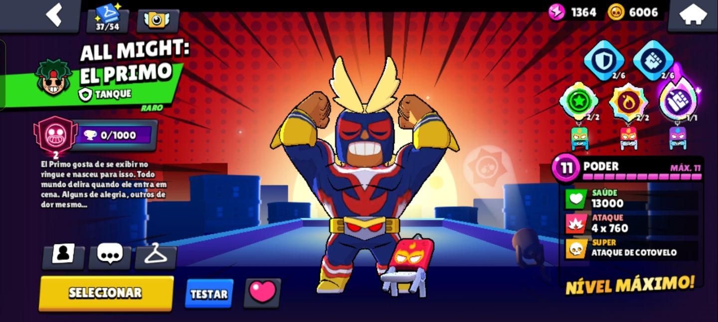 CONTA BRAWL STARS 73K+ TROFÉUS | 108 BRAWLERS | 51 PRESTÍGIOS