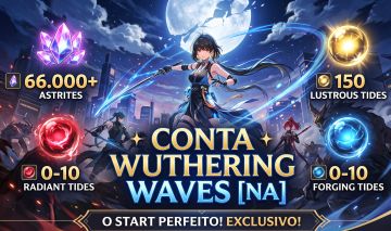 [PROMOÇÃO] Wuthering Waves Contas Reroll - 66000+ Astrites - Mais Barato Do Site