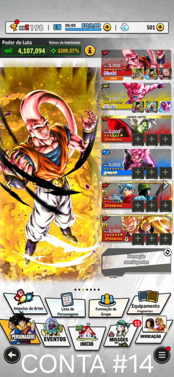 CONTAS DE DRAGON BALL LEGENDS!!!