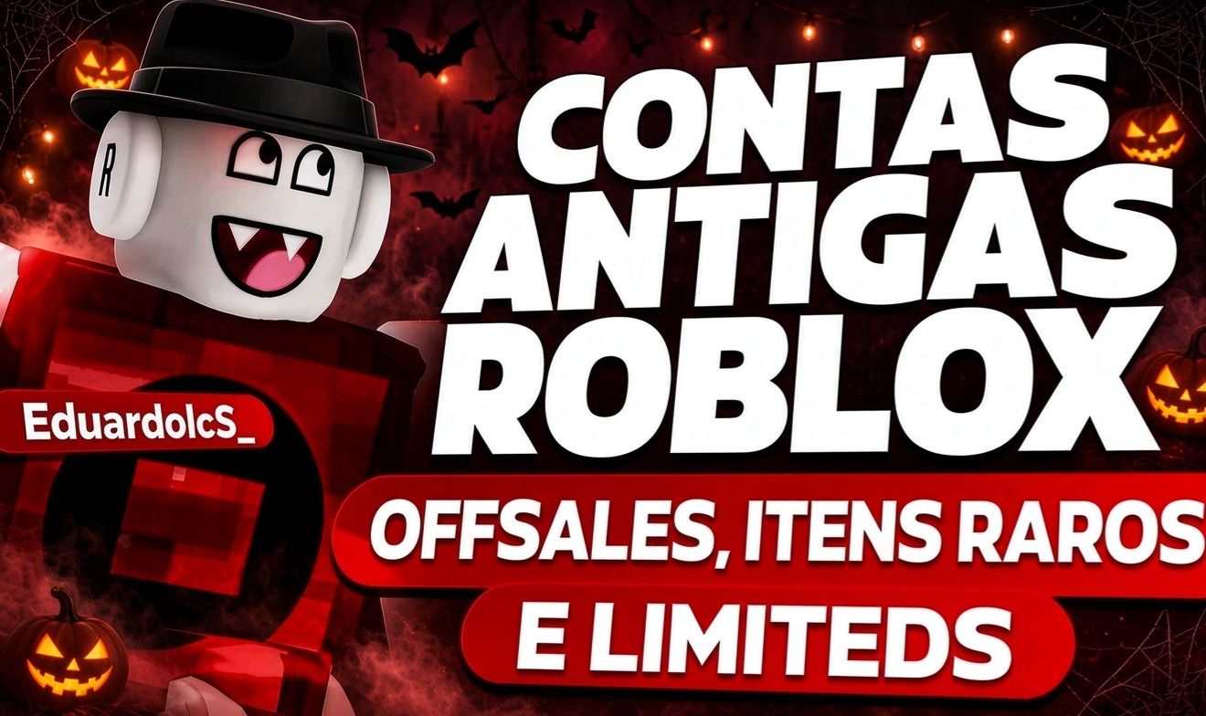 CONTAS ANTIGAS ROBLOX - OFFSALES/ROBUX/LIMITEDS/RAP