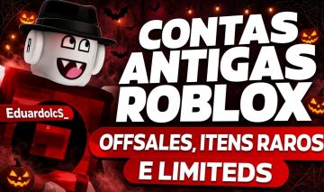 CONTAS ANTIGAS ROBLOX - OFFSALES/ROBUX/LIMITEDS/RAP