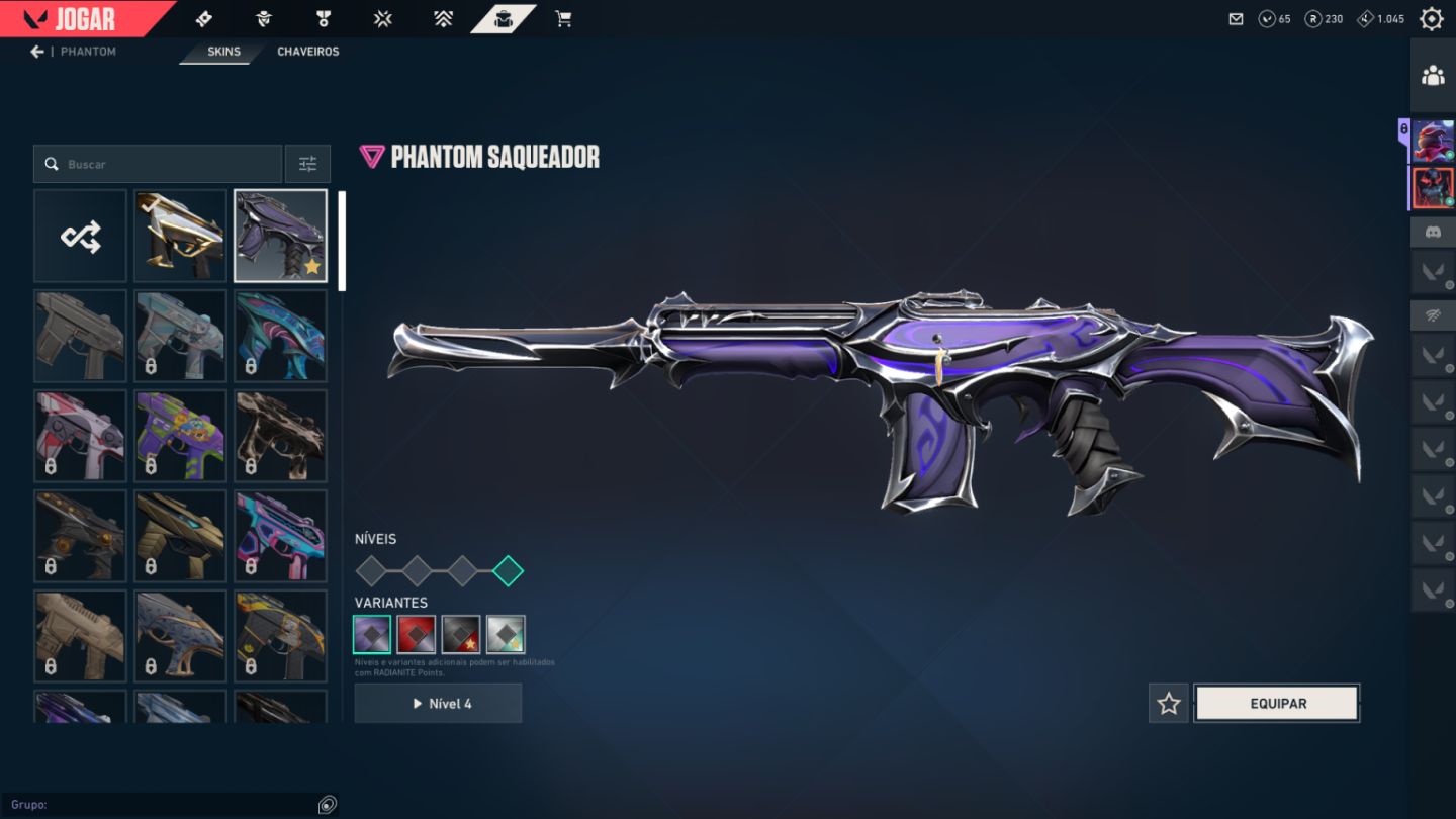 Conta Valorant com Skins - Lvl 102 - Full Agentes - Full Acesso