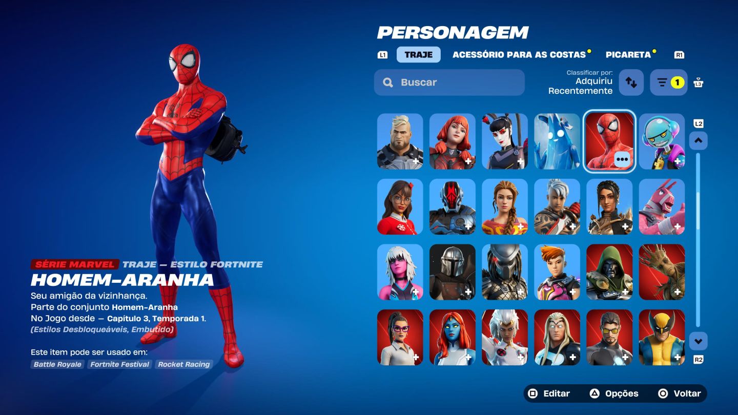 Conta fortnite com passes e skins raras, banner etc