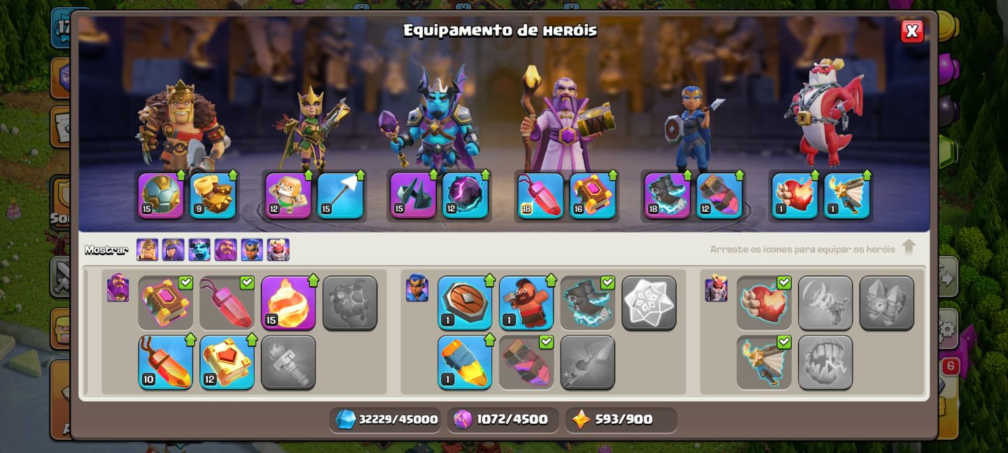 Clash of Clans | CV15 com LVL 172